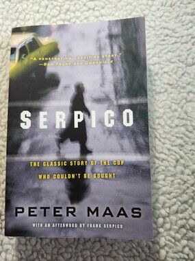 Serpico Peter Maas Paperback Perennial 2005 Memoir True Crime Paperback Book